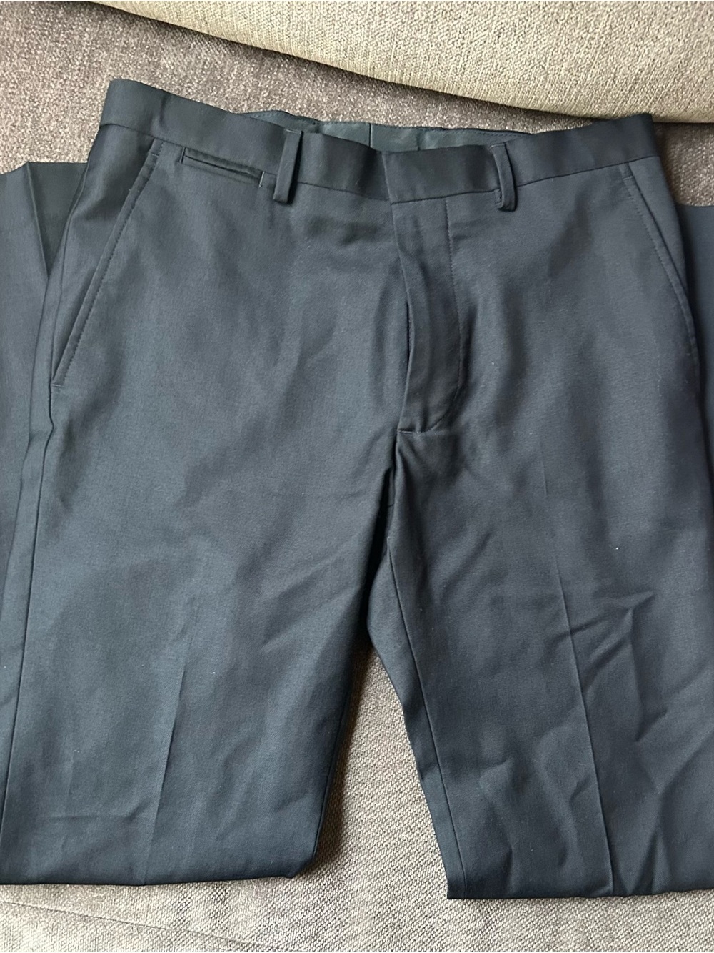 ASOS Men's Black Dress Pants - Tailored Front Crease